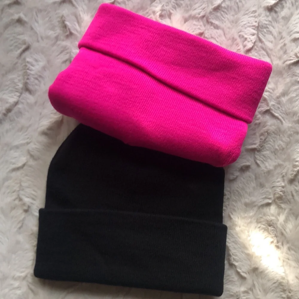 Ed Hardy Vibrant Pink and Black Women’s Hats
